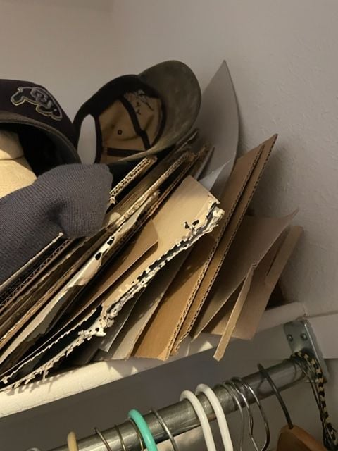 Cleaning with Cardboard